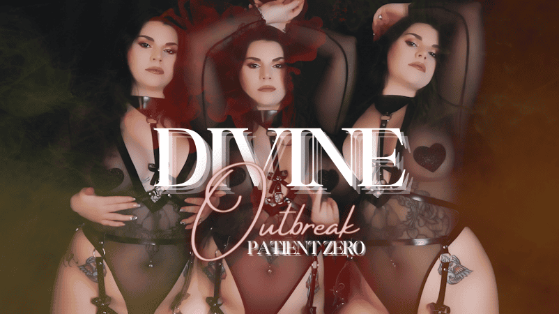 adela divine's thumbnail for femdom pov clip divine outbreak patient zero. themes mind fuck, mesmerize, hypnosis, mind control