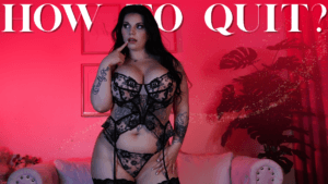 adela divine findom and femdom thumbnail for pov clip how to quit, femdom mind fuck joi, gooning, edging, orgasm control