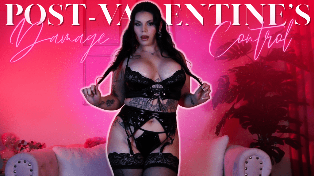 adela divine findom and femdom thumbnail for pov clip post-valentines damage control, homewrecking joi, homewrecker, gooning, cum countdown, orgasm control