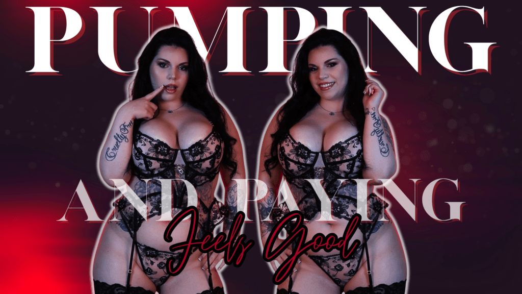 adela divine femdom and findom thumbnail for pov clip pumping and paying feels good, gooning, findom joi, financial domination